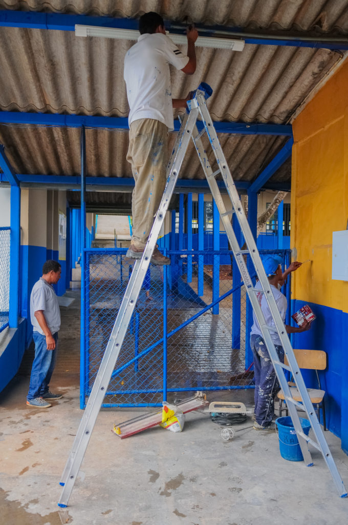 Escolas no DF ganham reparos para o início do ano letivo