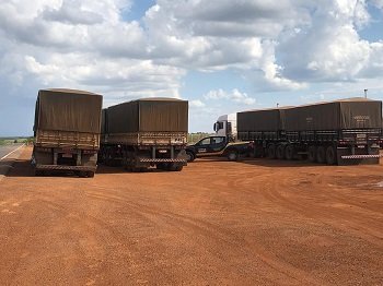 Operação apreende quase 400 toneladas de grãos em Luziânia Operação apreende quase 400 toneladas de grãos em Luziânia