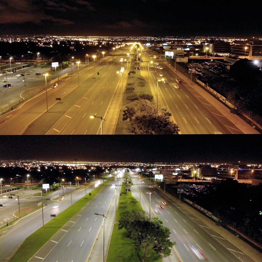 Vias EPTG e EPIG ganham iluminação nova