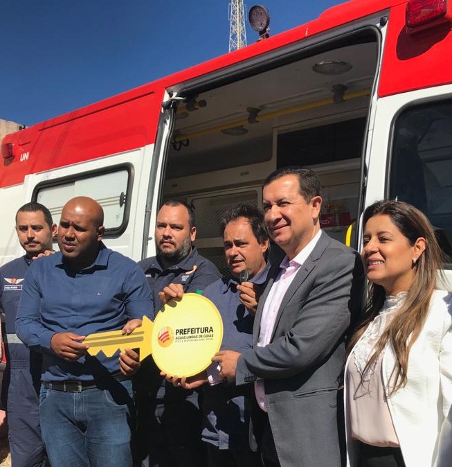 Hildo do Candango reforça frota do SAMU em Águas Lindas de Goiás