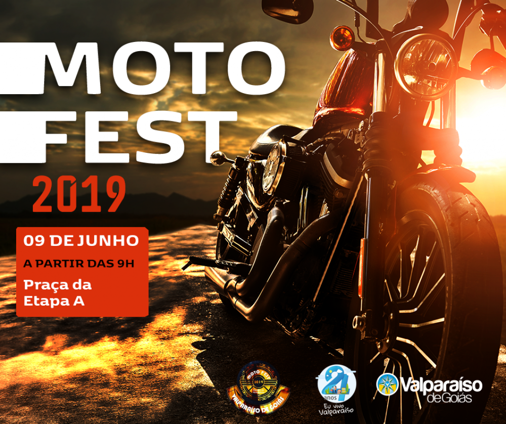 Moto Fest 2019 será realizado neste domingo (09)