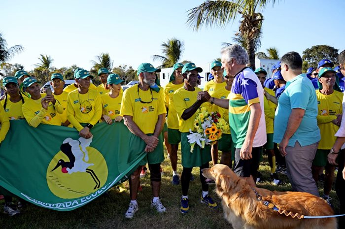 Governador exalta preservação do meio ambiente e do Rio Araguaia no encerramento da Caminhada Ecológica Governador exalta preservação do meio ambiente e do Rio Araguaia no encerramento da Caminhada Ecológica
