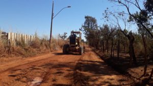 Estrada rural do Gama recebe serviço de recuperação
