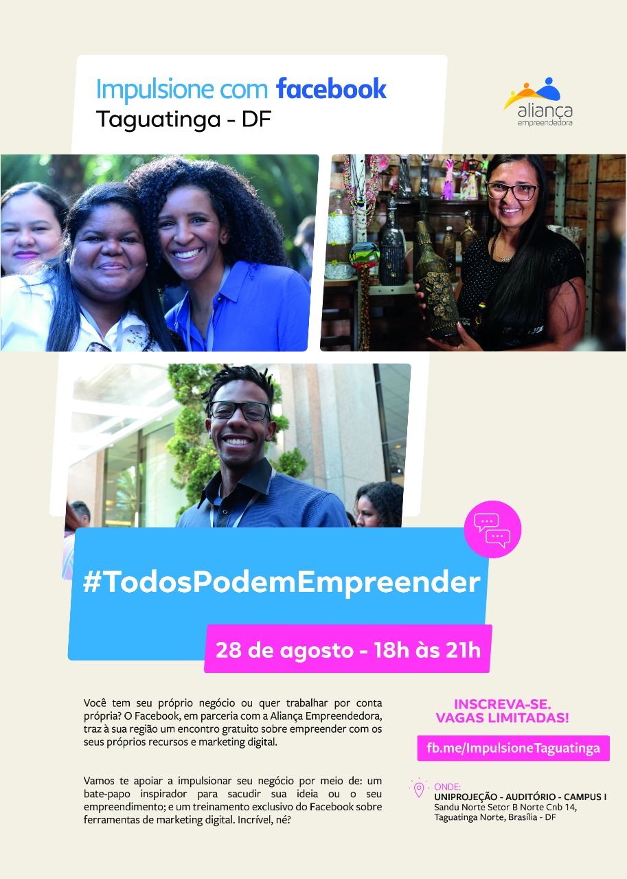 Treinamento gratuito para empreender com o Facebook em Brasília