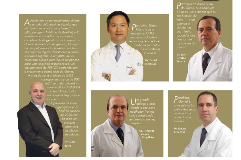 Médicos de sucesso parabenizam o Gama com Mensagens – Leia