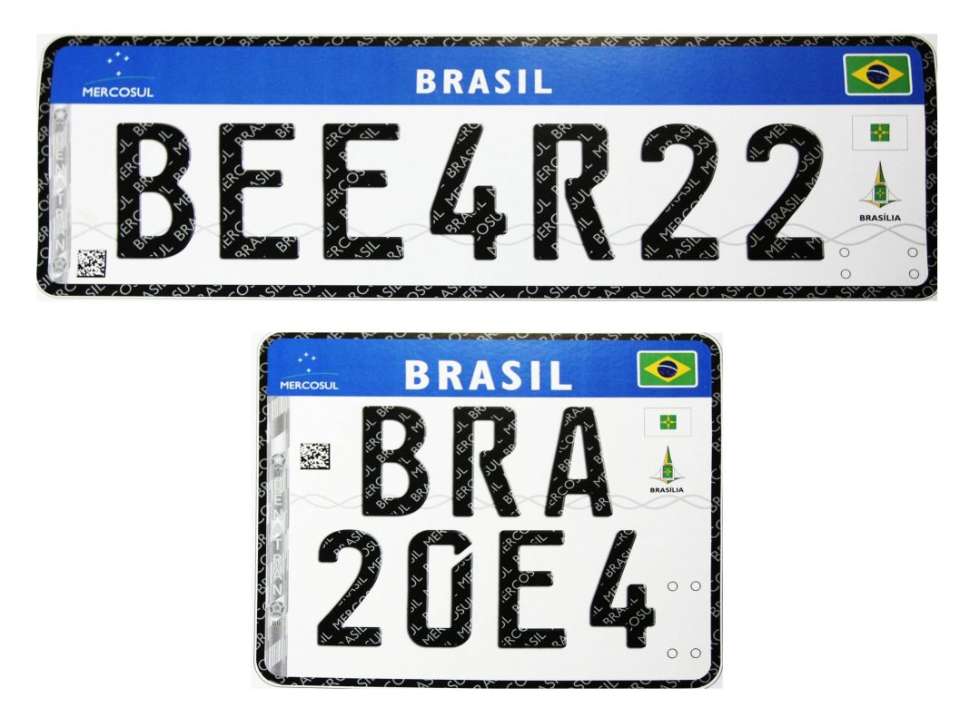 Detran iniciará processo de implantação das novas placas Detran iniciará processo de implantação das novas placas