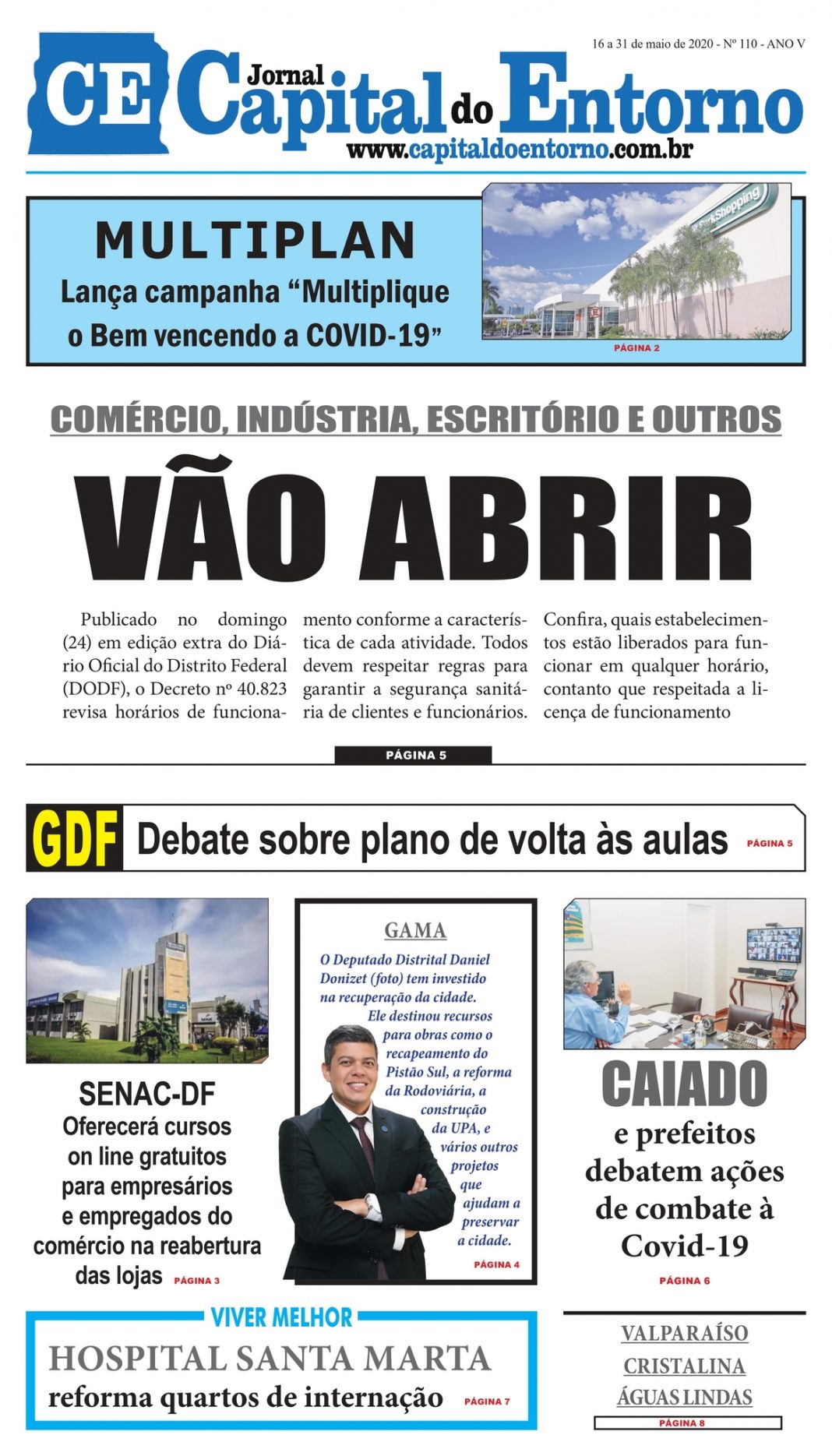 Edição Nº 110 – 16 a 31 de maio de 2020 Edição Nº 110 – 16 a 31 de maio de 2020