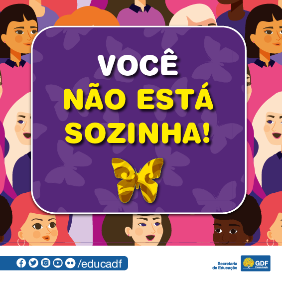Educação e Segurança lançam guia ‘Você não está sozinha!’ Educação e Segurança lançam guia ‘Você não está sozinha!’