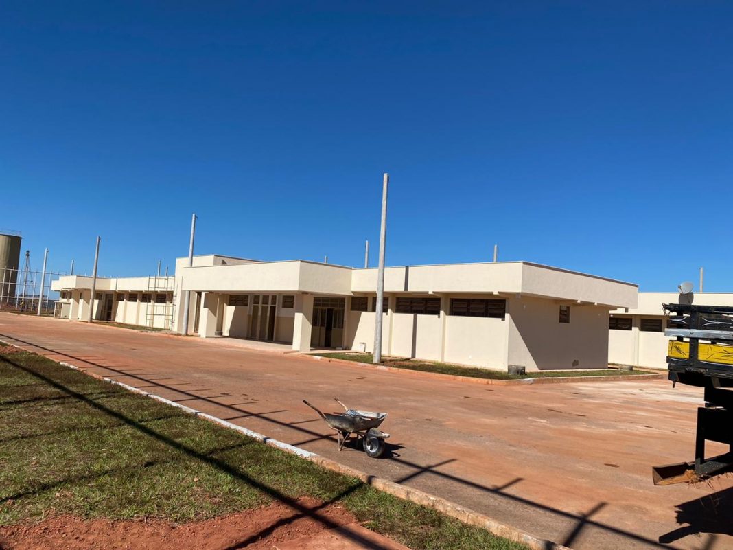 Obras do presídio de Águas Lindas estão em fase final Obras do presídio de Águas Lindas estão em fase final