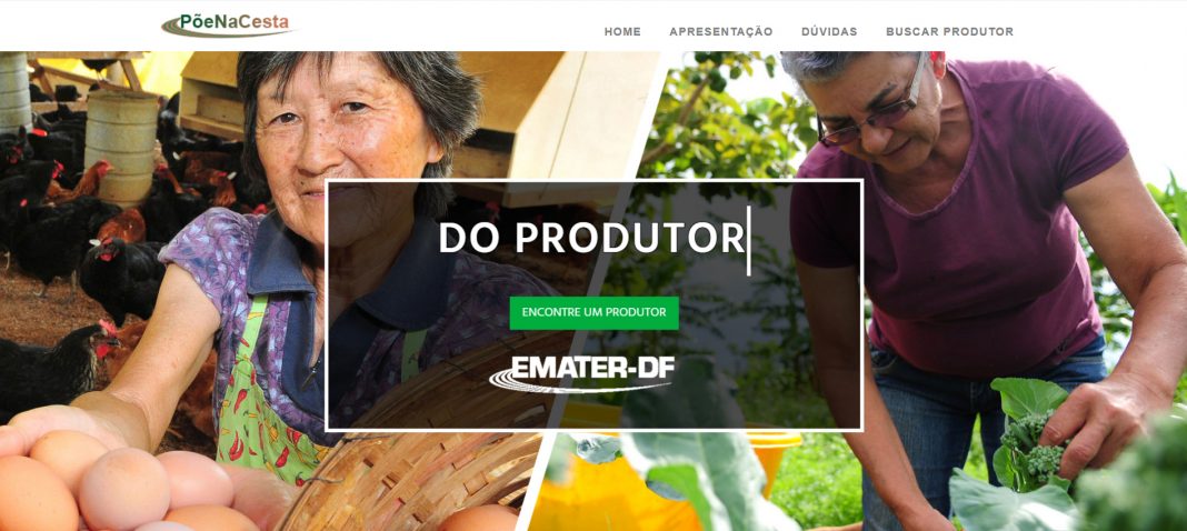 Site aproxima produtores e cosumidores Site aproxima produtores e cosumidores