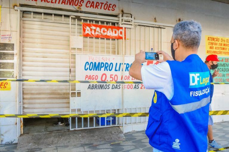 Operação especial de fiscalização aperta o cerco em três cidades do DF Operação especial de fiscalização aperta o cerco em três cidades do DF