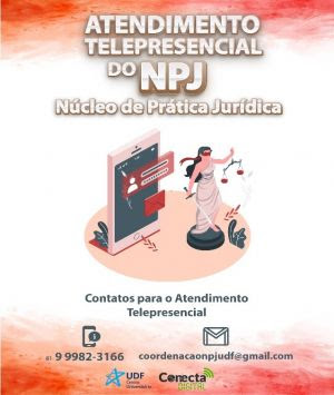 Com atendimento remoto gratuito, UDF ajuda cidadãos a acessar a Justiça em tempos de pandemia; veja como funciona Com atendimento remoto gratuito, UDF ajuda cidadãos a acessar a Justiça em tempos de pandemia; veja como funciona