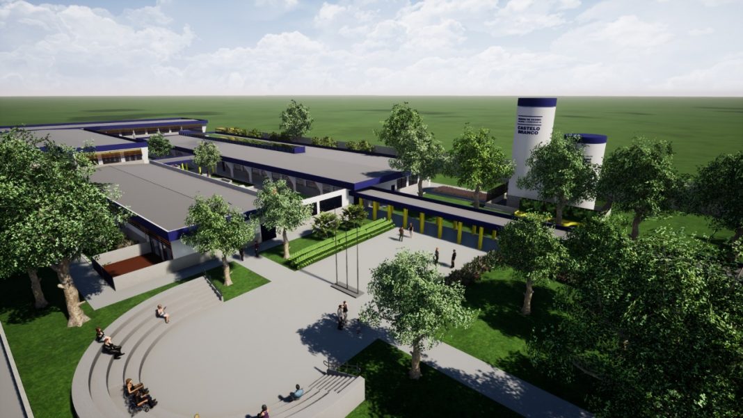 Começa reconstrução do Caic Castello Branco, no Gama