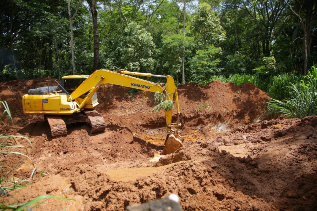 Bacias de contenção para reduzir danos da chuva