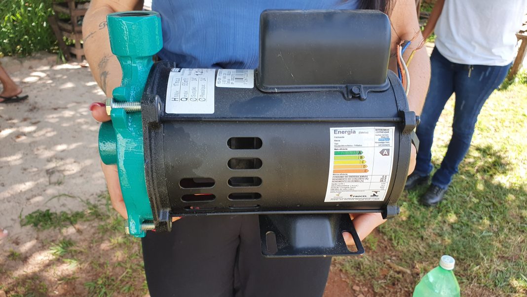 Horta comunitária no Guará ganha bomba d’água Horta comunitária no Guará ganha bomba d’água