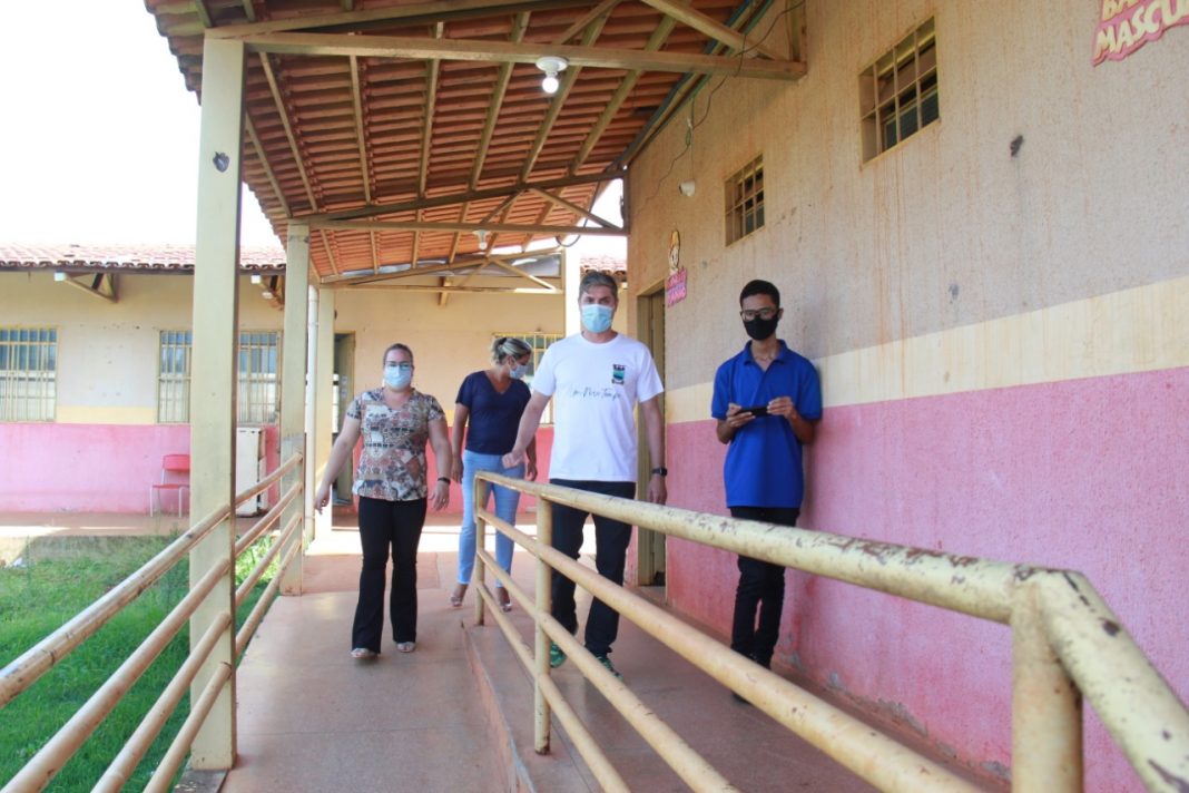 Escola Municipal Érica Flávia deve passar por reformas físicas em Águas Lindas de Goiás