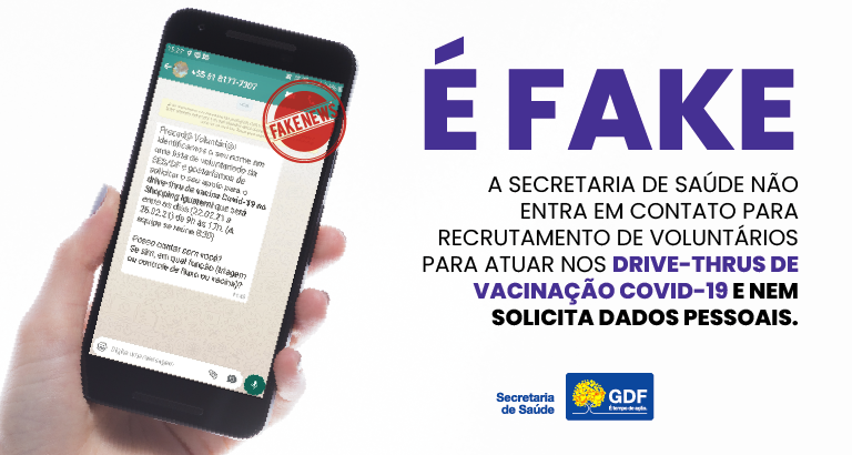 Saúde alerta para falso recrutamento de voluntários Saúde alerta para falso recrutamento de voluntários