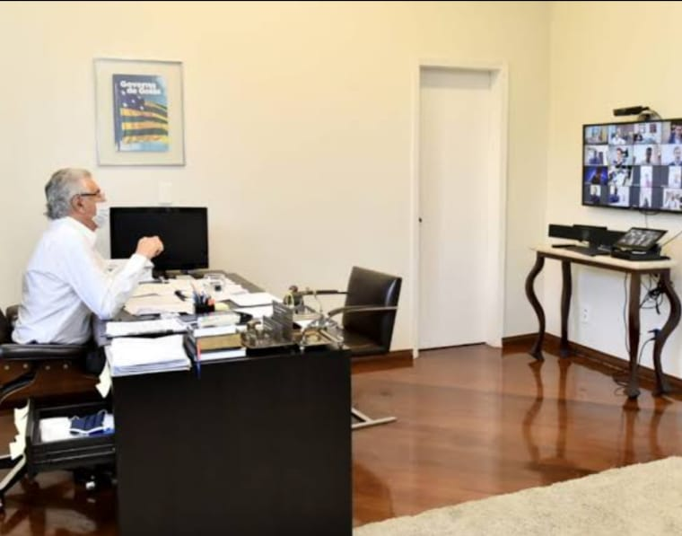 Em webinar internacional, Ronaldo Caiado apresenta benefícios da rede 5G na agricultura goiana Em webinar internacional, Ronaldo Caiado apresenta benefícios da rede 5G na agricultura goiana