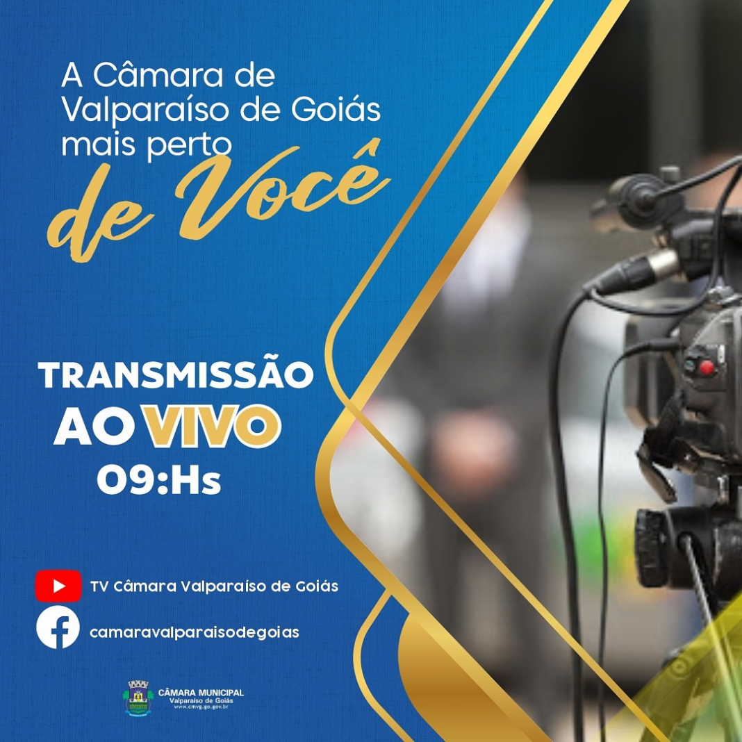 Acompanhe a Primeira Sessão Ordinária pela TV Câmara
