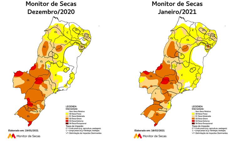 Monitor de Secas indica volta da seca em todo o DF em janeiro Monitor de Secas indica volta da seca em todo o DF em janeiro