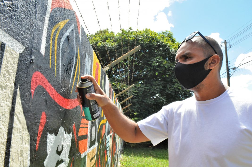 Grafite para celebrar o aniversário de Ceilândia Grafite para celebrar o aniversário de Ceilândia