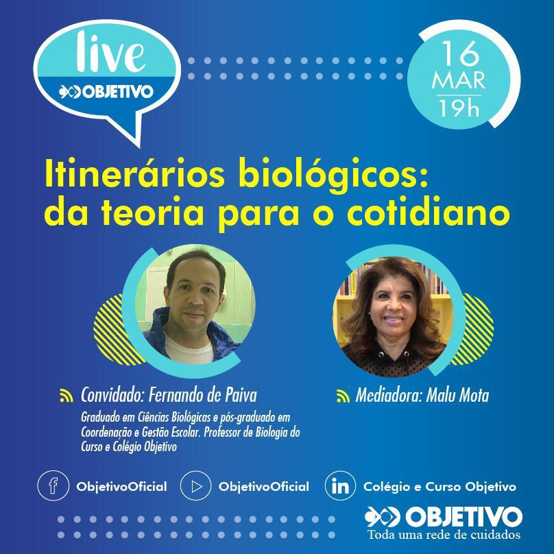 Objetivo explica em live a reforma do Ensino Médio na disciplina de Biologia Objetivo explica em live a reforma do Ensino Médio na disciplina de Biologia