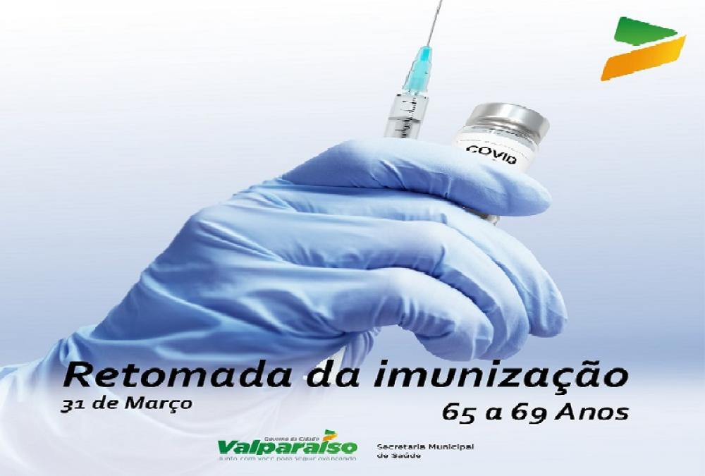 Valparaíso de Goiás retoma aplicação de primeira dose da vacina contra covid-19
