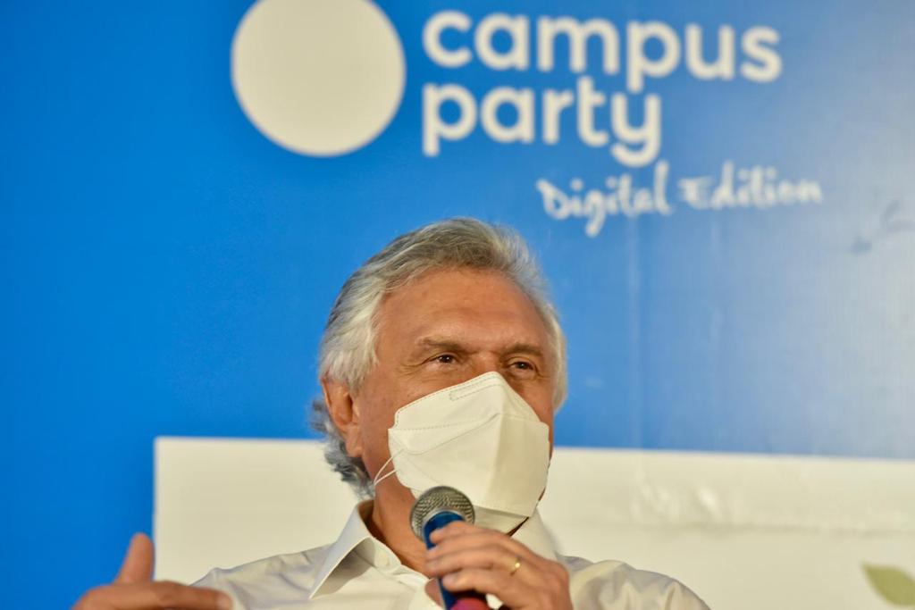Na abertura da 3ª Campus Party, Caiado destaca que gestão estadual avançou em serviços digitais Na abertura da 3ª Campus Party, Caiado destaca que gestão estadual avançou em serviços digitais