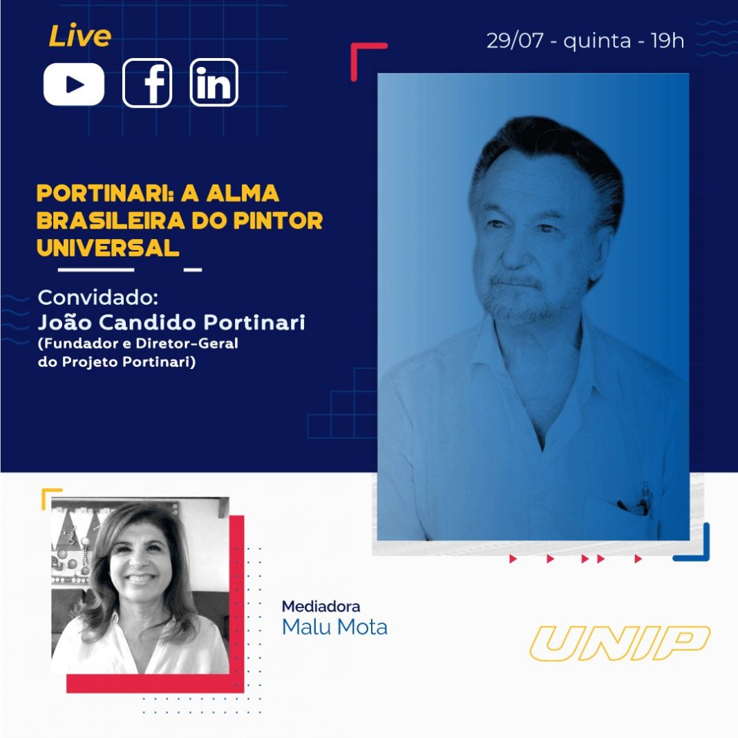 Filho de Candido Portinari é o convidado de live da UNIP Filho de Candido Portinari é o convidado de live da UNIP
