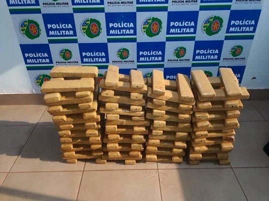 Últimas horas: Polícia Militar apreende mais de 170 kg de drogas no Estado