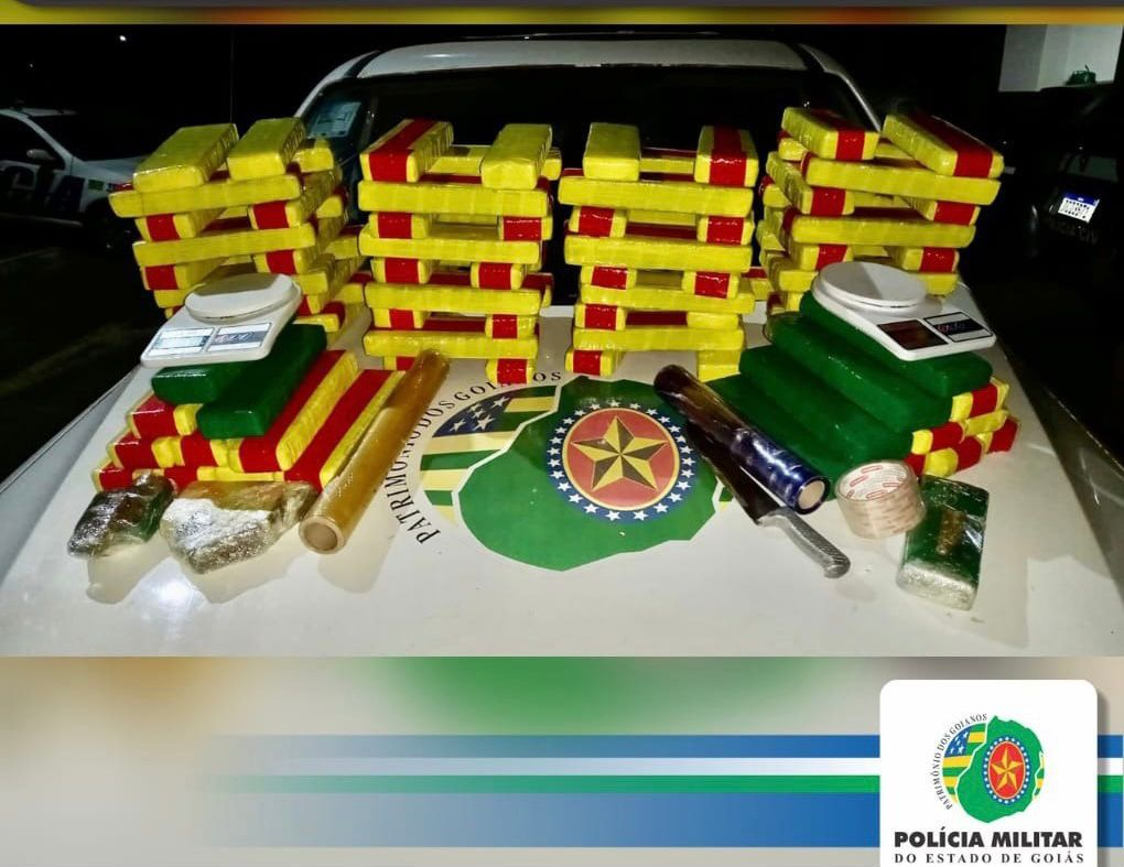 Em período de quatro dias, PMGO apreende mais de 400 kg de drogas e realiza 216 prisões em flagrante