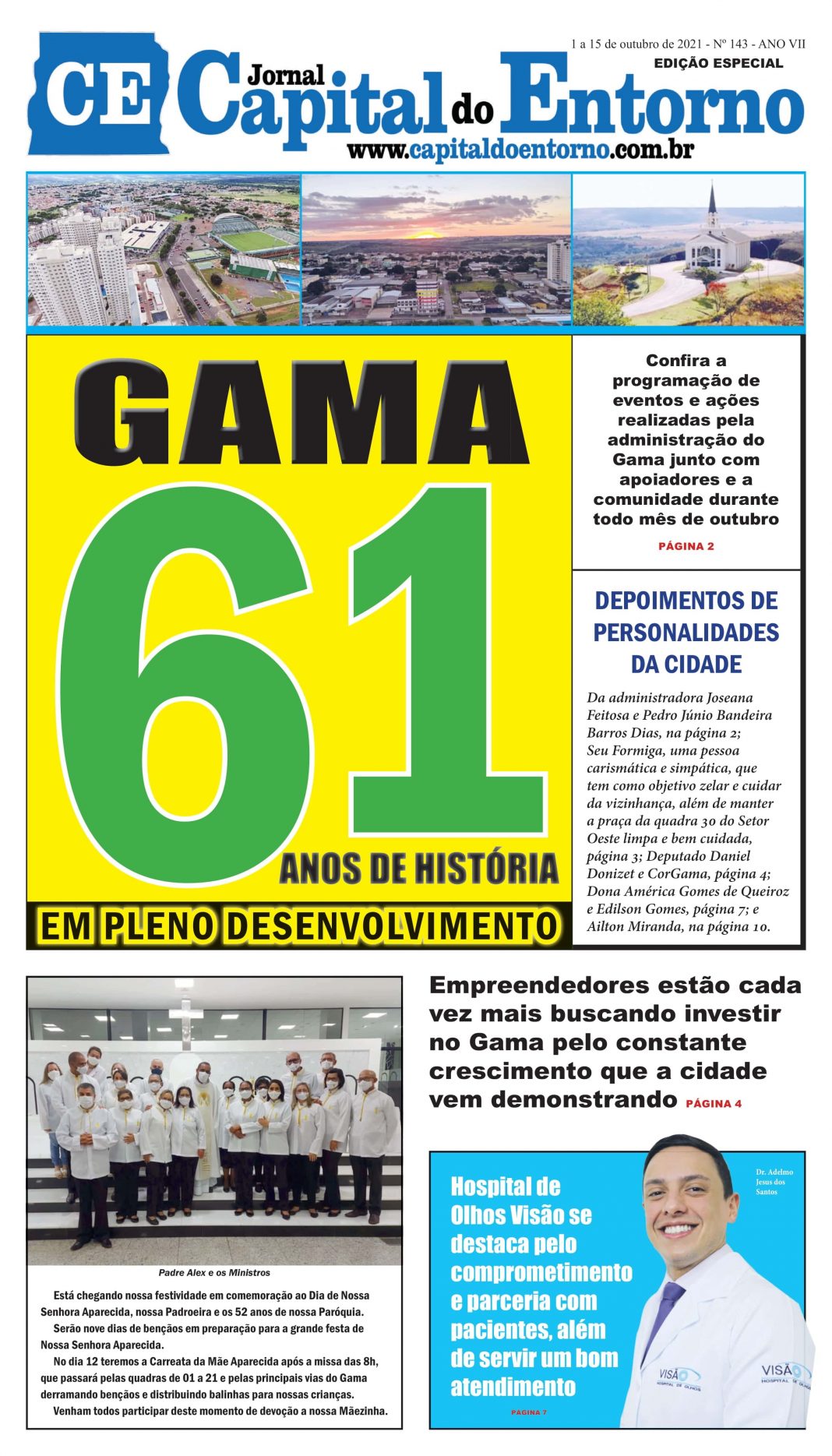 Edição 143 – 1 a 15 de outubro de 2021 Edição 143 – 1 a 15 de outubro de 2021