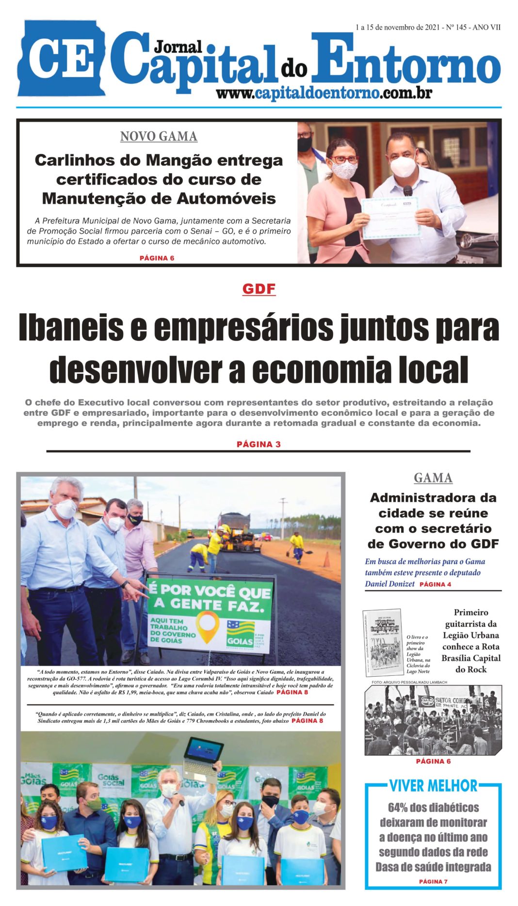 Edição 145 – 1 a 15 de novembro de 2021 Edição 145 – 1 a 15 de novembro de 2021