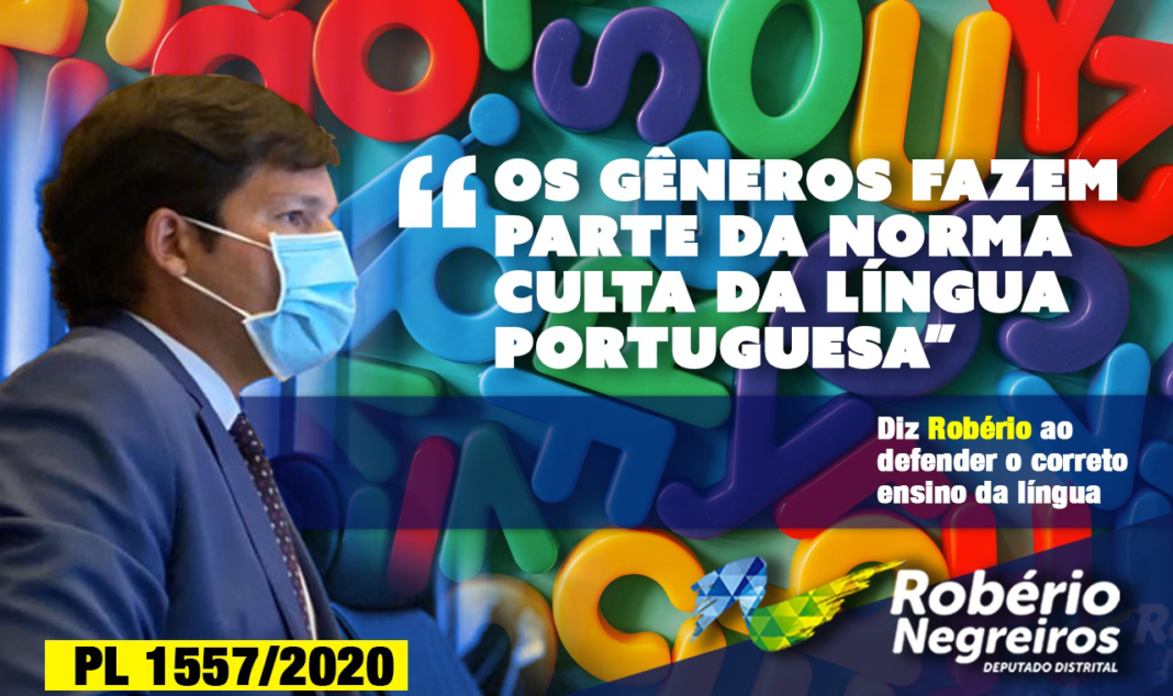 “Os gêneros fazem parte da norma culta da língua portuguesa”, diz Robério ao defender o correto ensino da língua