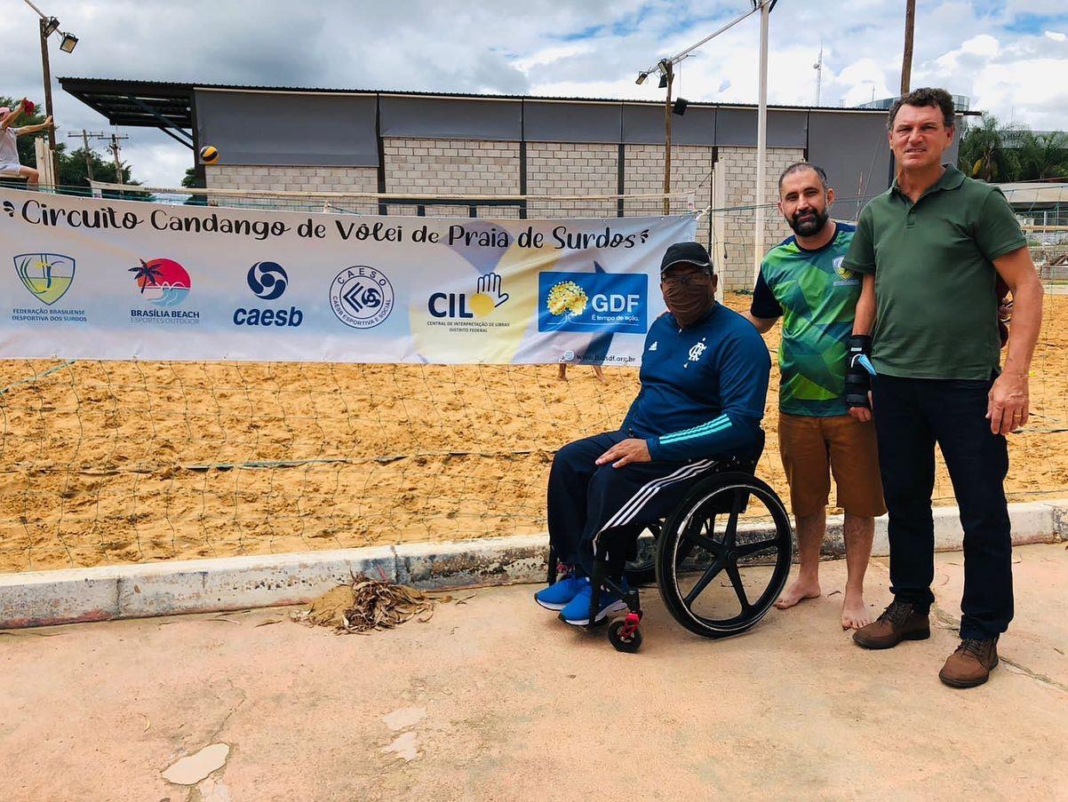 Deputado Iolando visita a Primeira Etapa do Circuito Candango de Vôlei de Praia de Surd