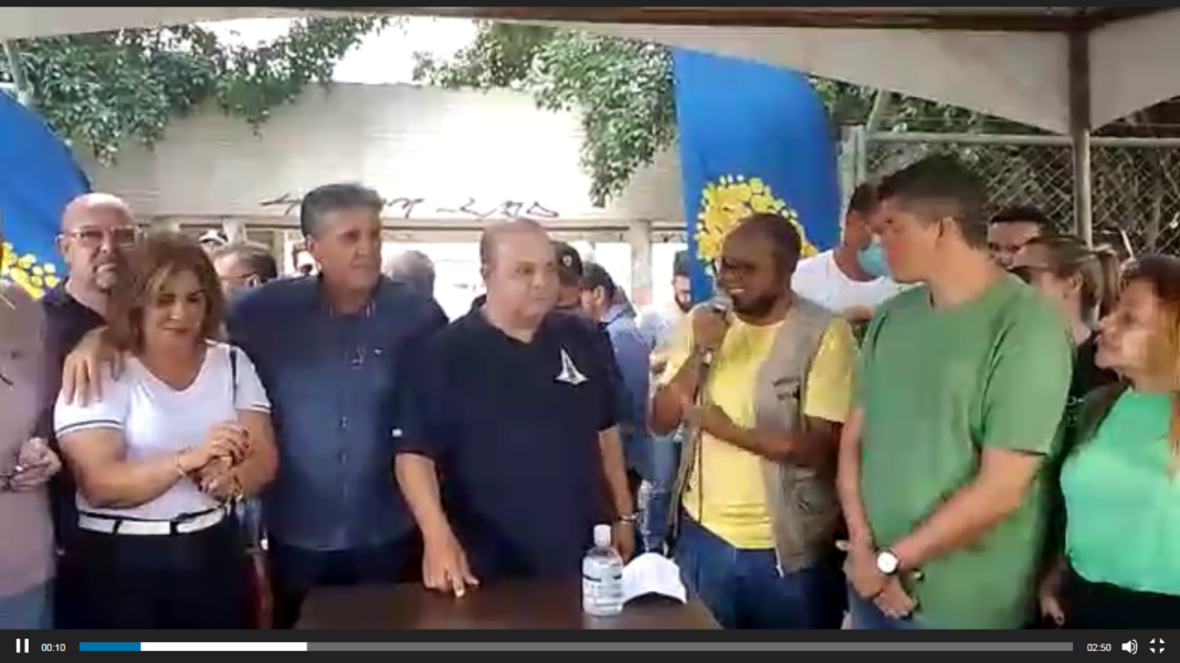 Governador Ibaneis Rocha esteve no Gama para a assinatura da ordem de serviço da Unidade Básica de Saúde (UBS) 7