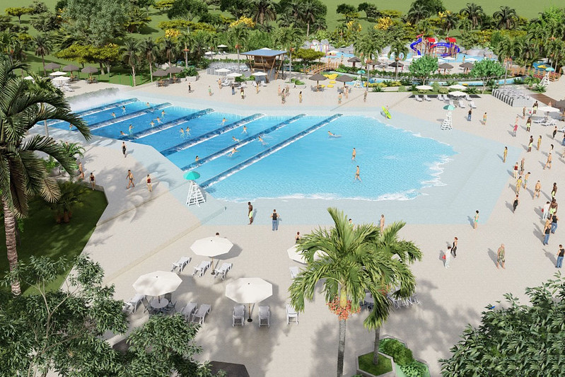 Piscina com Ondas será reformada Piscina com Ondas será reformada