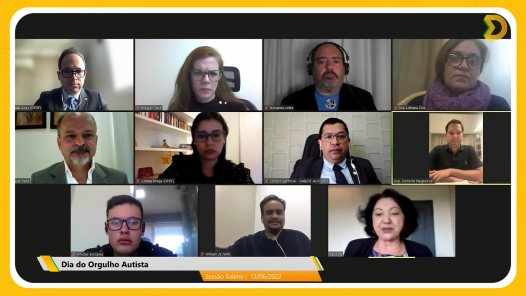 Robério reafirma compromisso com direitos dos autistas e busca soluções para demandas apresentadas em sessão solene