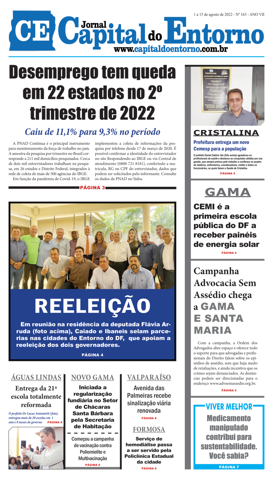 Edição 163 – 1 a 15 de agosto de 2022 Edição 163 – 1 a 15 de agosto de 2022