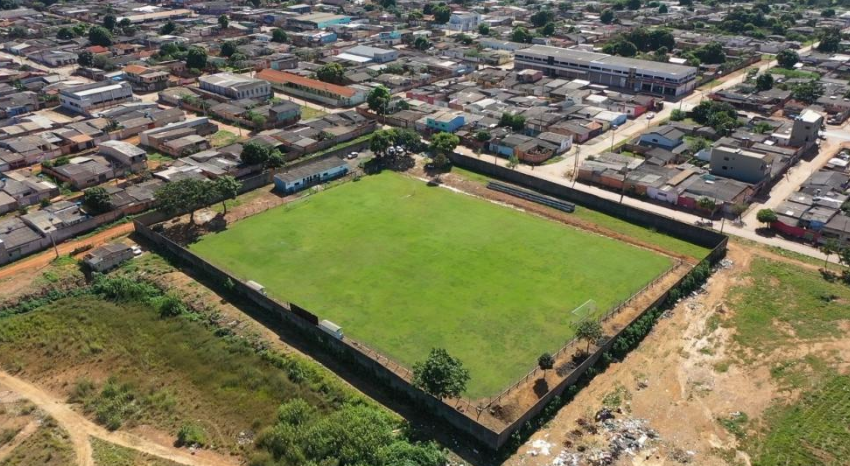Estádio Luizinho tem 65% das obras concluídas Estádio Luizinho tem 65% das obras concluídas