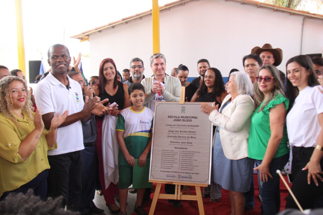 Prefeitura de Águas Lindas entrega a 21º escola totalmente reformada Prefeitura de Águas Lindas entrega a 21º escola totalmente reformada