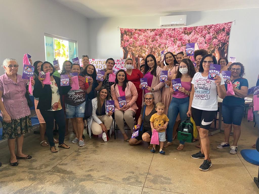 Palestra de conscientização do Outubro Rosa é realizada nas UBS de Águas Lindas Palestra de conscientização do Outubro Rosa é realizada nas UBS de Águas Lindas