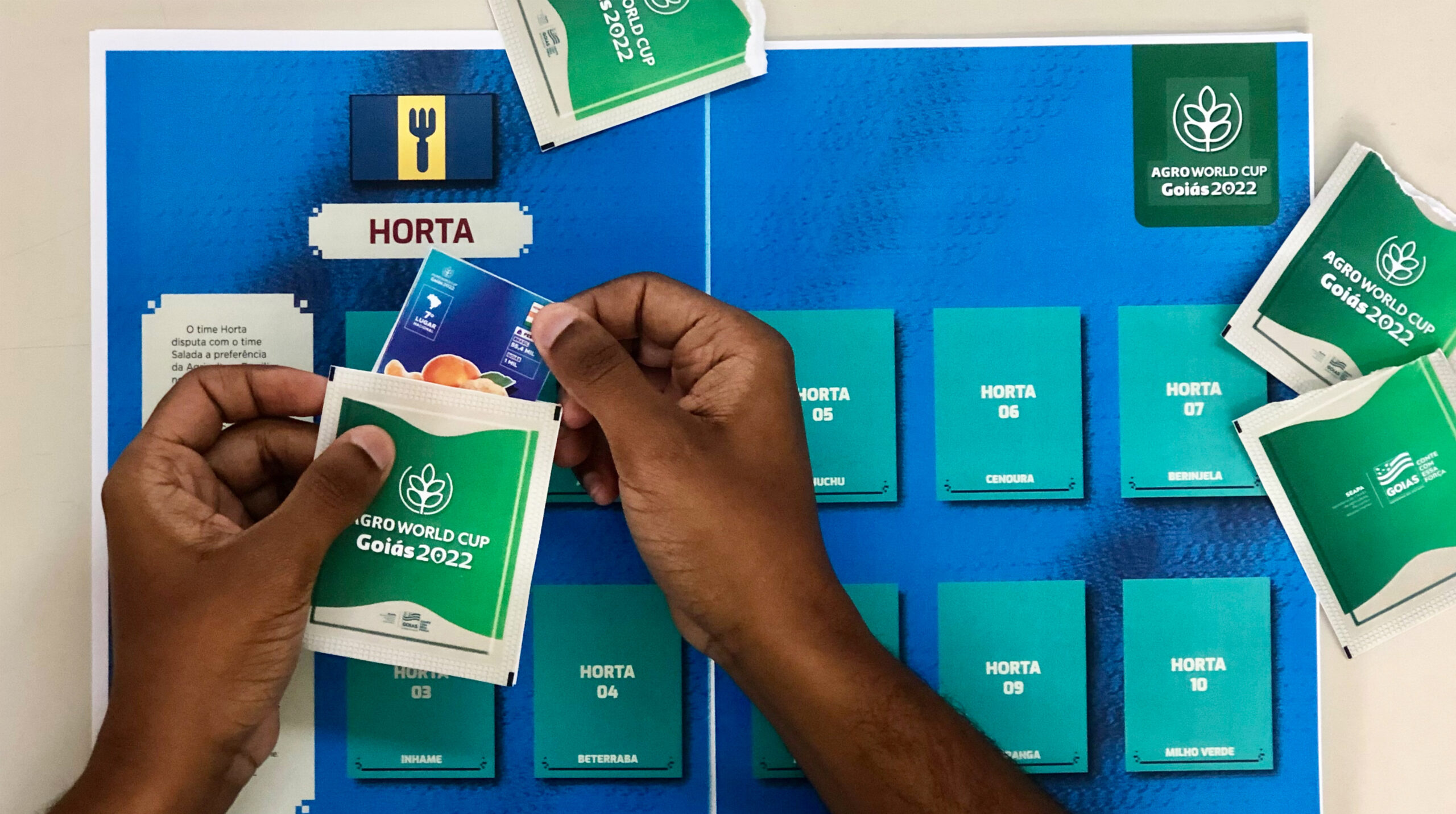 Seapa lança brincadeira com álbum de figurinhas para a “Copa do Mundo Agro Goiás 2022” Seapa lança brincadeira com álbum de figurinhas para a “Copa do Mundo Agro Goiás 2022”