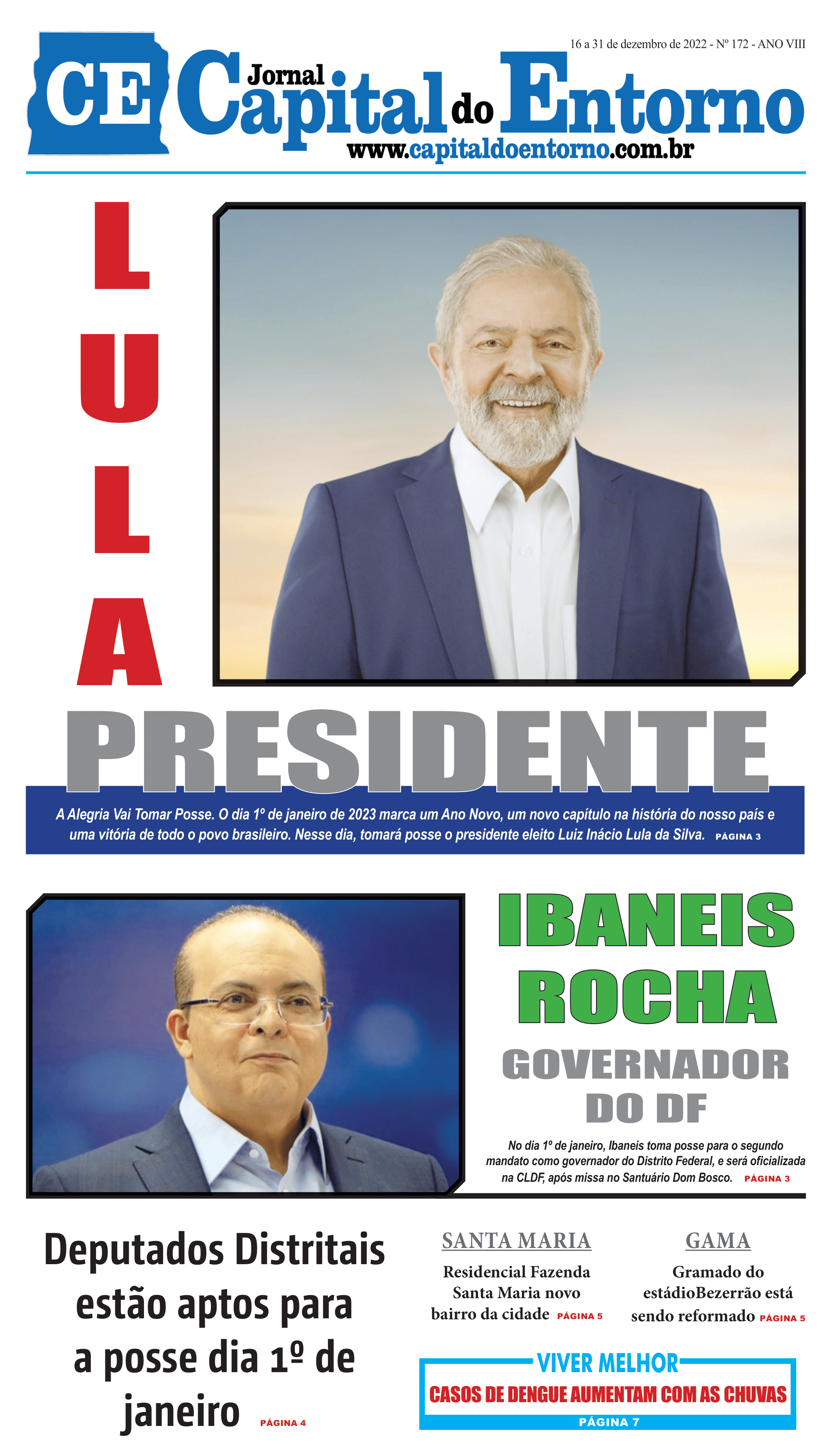 Edição 172 – 16 a 31 de dezembro de 2022 Edição 172 – 16 a 31 de dezembro de 2022