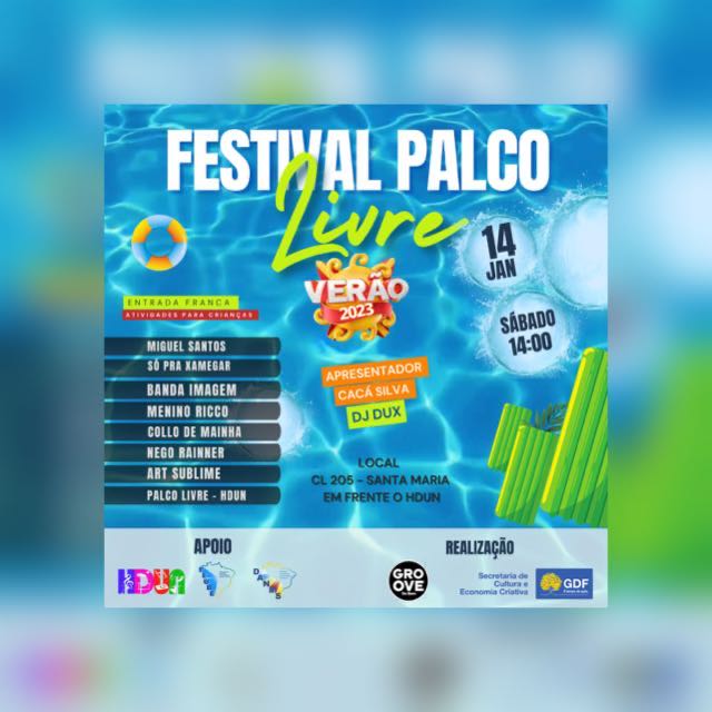 Festival Palco Livre Verão 2023 realiza “esquenta” para o carnaval em Santa Maria Festival Palco Livre Verão 2023 realiza “esquenta” para o carnaval em Santa Maria