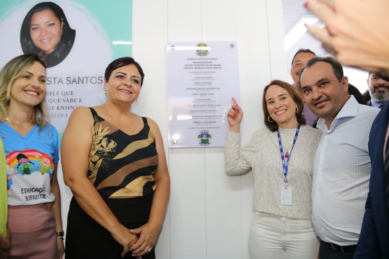 Presidente do FNDE participa de inauguração de creche em Valparaíso de Goiás Presidente do FNDE participa de inauguração de creche em Valparaíso de Goiás