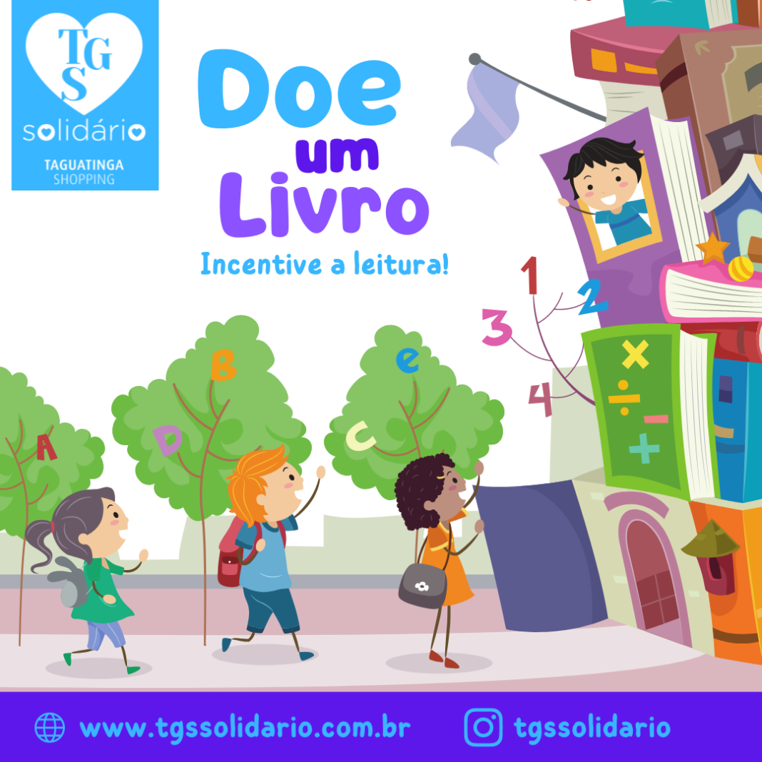 TGS Solidário lança campanha para arrecadação de livros literários TGS Solidário lança campanha para arrecadação de livros literários