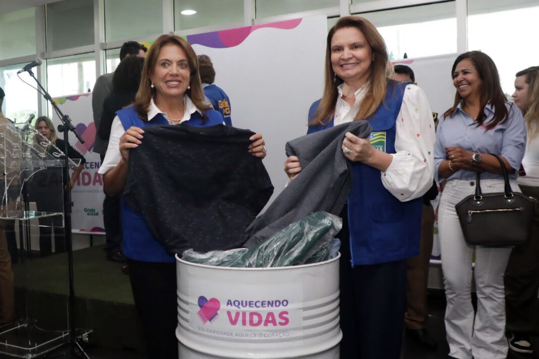 Gracinha Caiado lança Campanha Aquecendo Vidas Gracinha Caiado lança Campanha Aquecendo Vidas