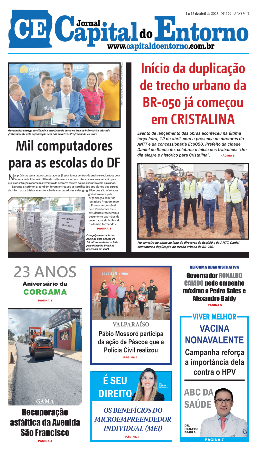 Edição 179 – 1 a 15 de abril de 2023 Edição 179 – 1 a 15 de abril de 2023