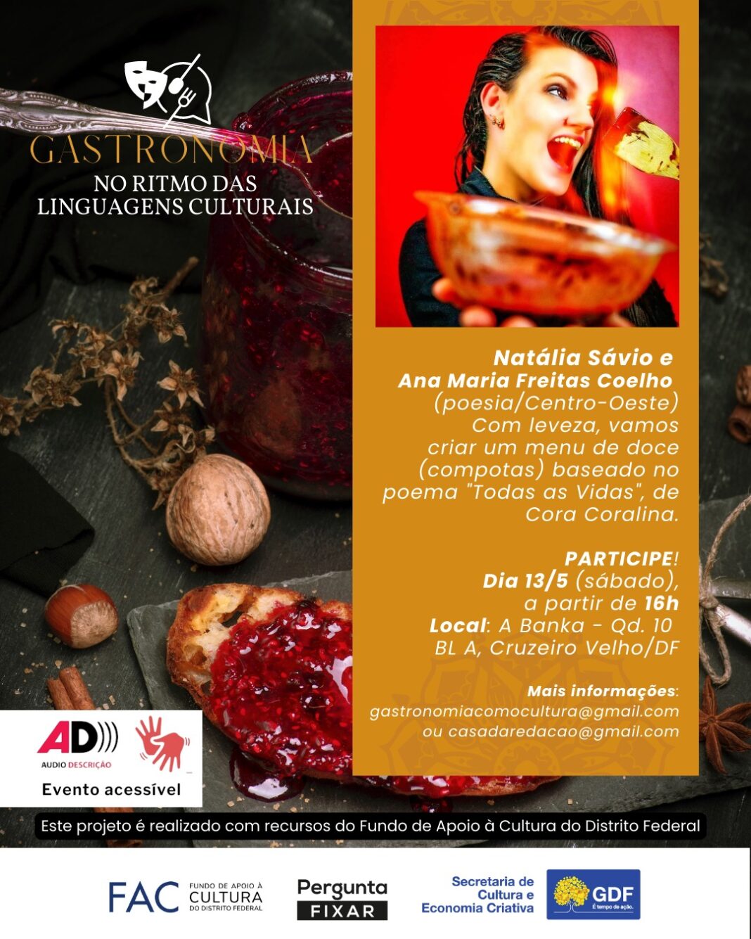 Gastronomia no ritmo das linguagens culturais